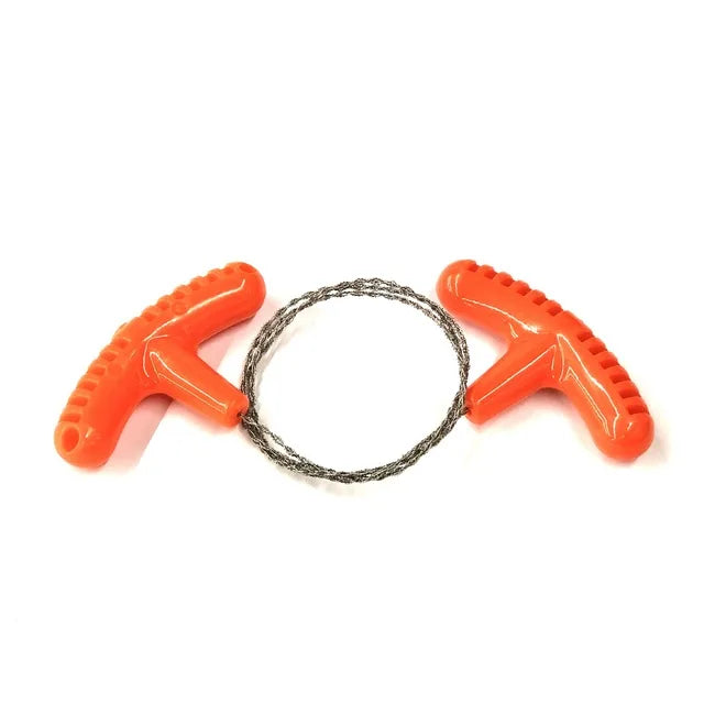 Portable Stainless Steel Wire Saw – Survival Tool for Camping & Outdoor Adventures