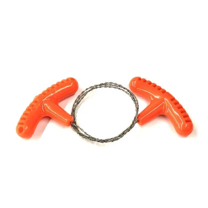 Portable Stainless Steel Wire Saw – Survival Tool for Camping & Outdoor Adventures