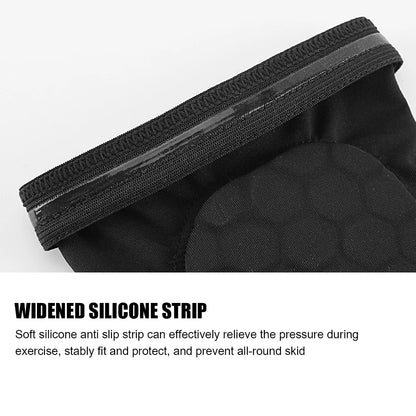 HUAN-Qzta 1pc Football Shin Guard Pad – Honeycomb Leg Calf Protection for Outdoor Sports