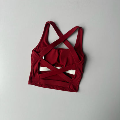 Women’s Push-Up Sports Bra – Breathable Fitness & Yoga Top, Running Vest Bralette (Model W1253)