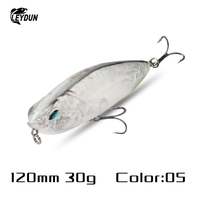 LEYDUN Z-Claw Floating Pencil Fishing Lure – Topwater Hard Bait