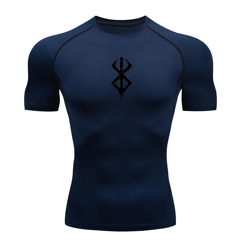 Unisex Summer Compression Sportswear – High Elastic Cotton Training Top