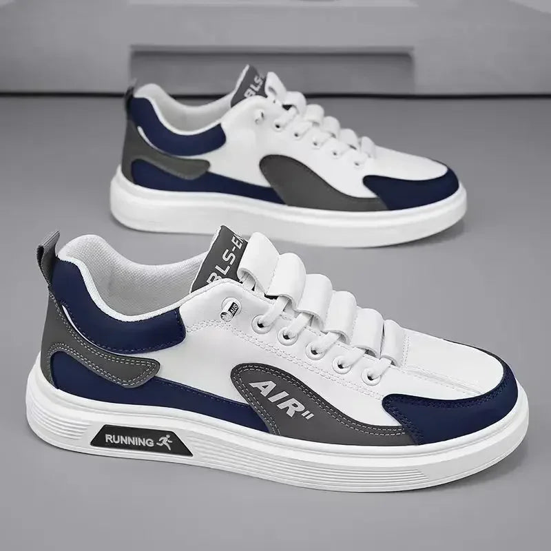 Trend 2025 Men’s Leather Low-Top Casual Shoes – Stylish & Comfortable