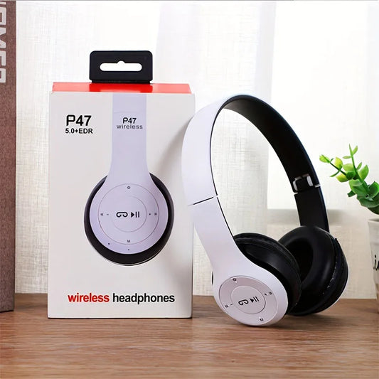 P47 Wireless Headphones – Over-Ear Portable Headset