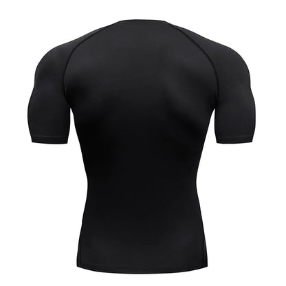 Unisex Summer Compression Sportswear – High Elastic Cotton Training Top