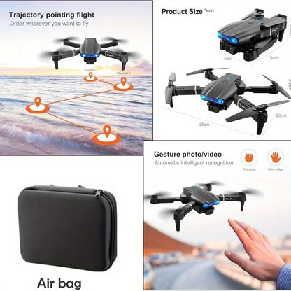 E99Pro 1080P HD FPV Drone – Foldable, Obstacle-Avoidance, Beginner Friendly