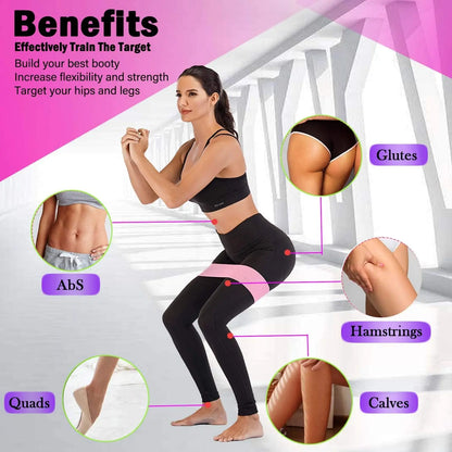 3pcs/Set Resistance Bands – Fitness Rubber Bands Expander & Elastic Exerciser