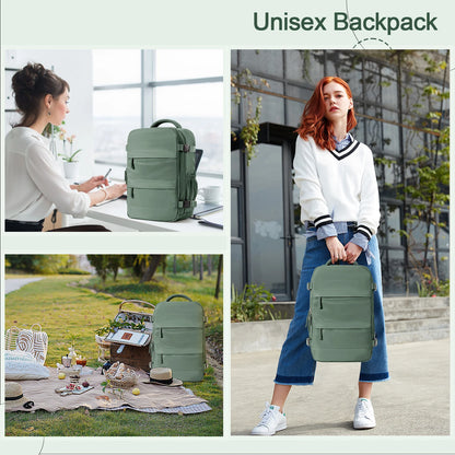 FLCC 40x20x25 cm Cabin Backpack – Unisex Travel, Laptop, and Hand Luggage