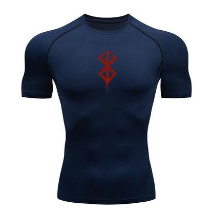 Unisex Summer Compression Sportswear – High Elastic Cotton Training Top