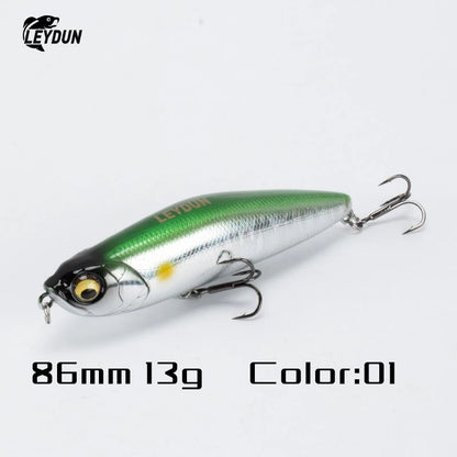 LEYDUN Z-Claw Floating Pencil Fishing Lure – Topwater Hard Bait