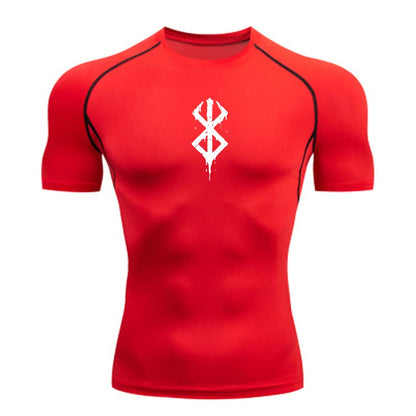 Unisex Summer Compression Sportswear – High Elastic Cotton Training Top