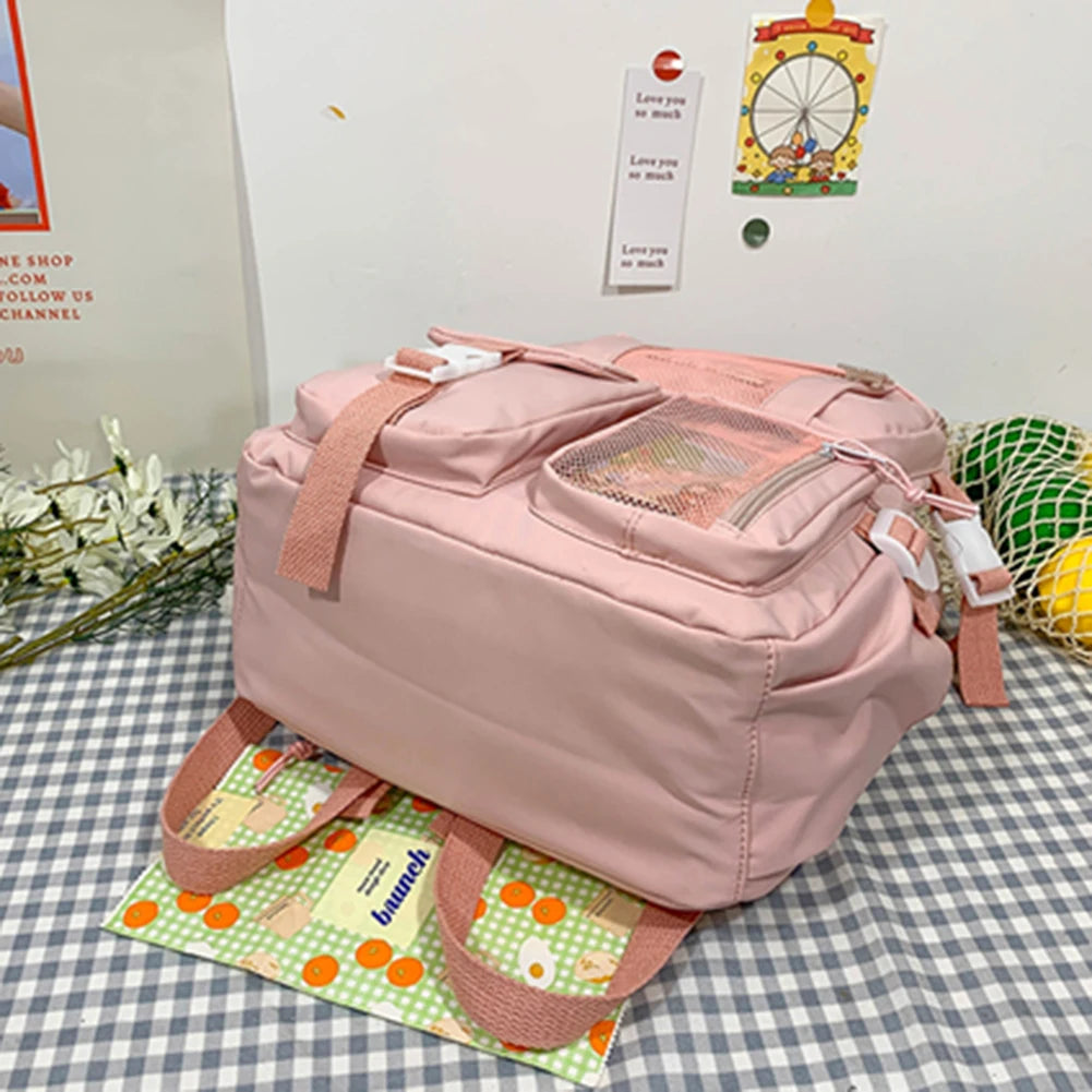 School Backpack Lightweight Rucksack Travel Daypack College Bookbag Large Capacity Student Bookbag with Multi Pockets for Gift