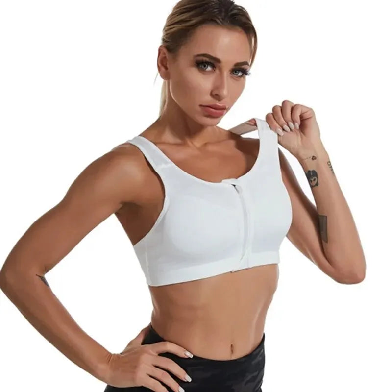 Women’s Yoga Fitness Bra – Shock-Absorbing, Breathable & Quick-Dry Sports Bra for Training and Running