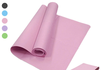 Non-Slip Yoga & Pilates Fitness Mat – 3/4/6mm Thick Exercise Cushion for Home & Gym