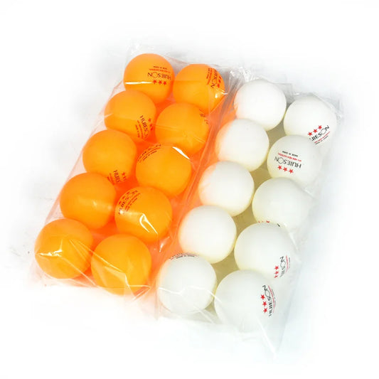 Huieson 3-Star Table Tennis Balls – 10-Pack, 40+mm, 2.8g
