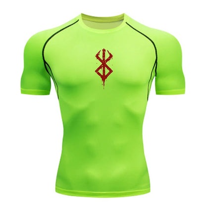 Unisex Summer Compression Sportswear – High Elastic Cotton Training Top