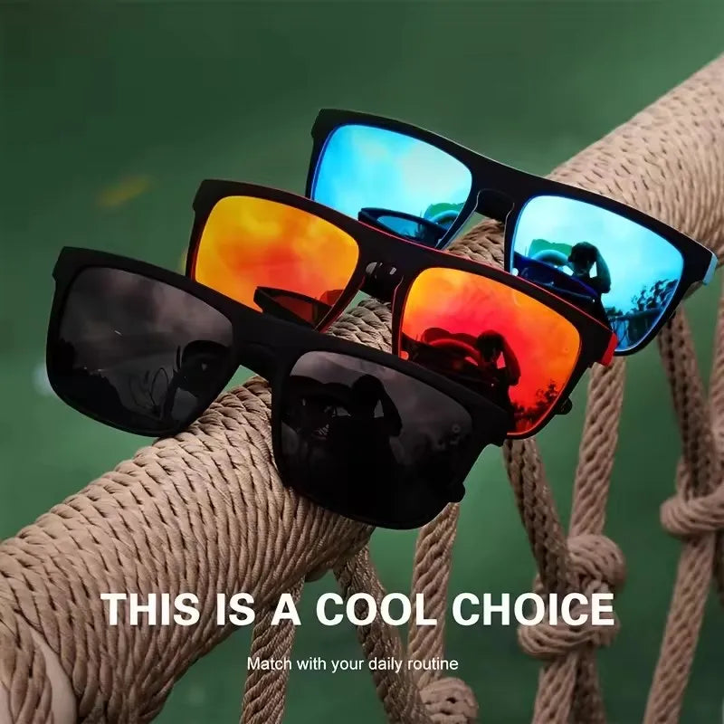 Fashion Vintage Square Polarized Sunglasses – Men & Women