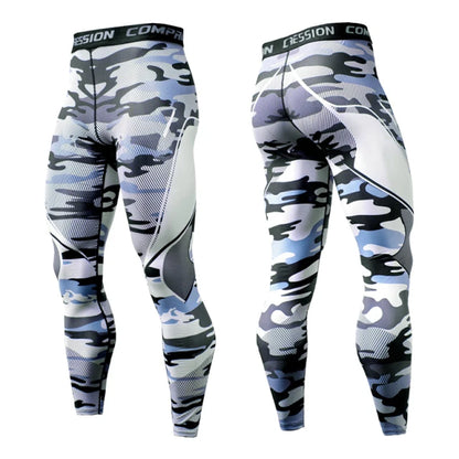 Men’s Compression Running Leggings Quick Dry Gym Fitness Training Sports Tights Pants