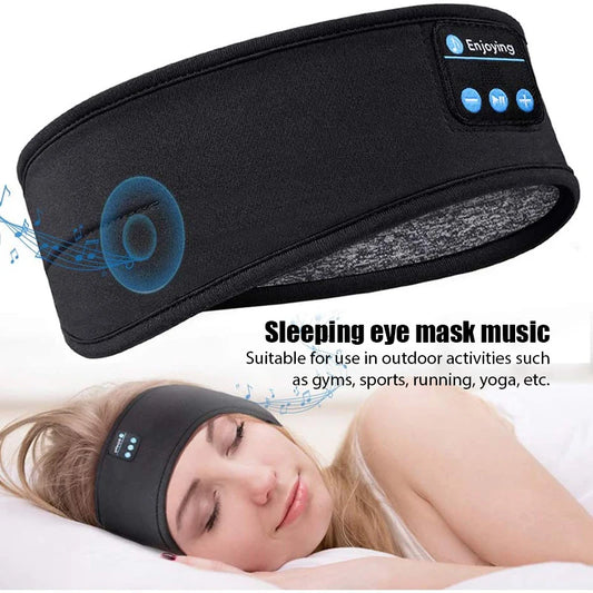 XMSJ Bluetooth 5.0 Wireless Headband Earphones – Active Noise-Cancellation, Sports & Sleep Friendly
