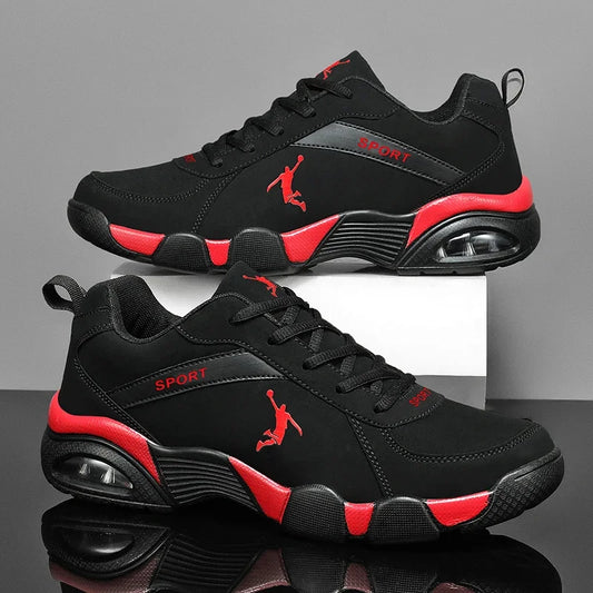 Men’s Lightweight Running Shoes Breathable Lace-Up Sneakers Outdoor Sports Tennis Walking Shoes Casual Athletic Shoe