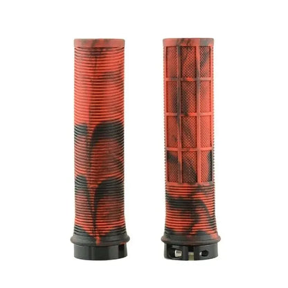 TPR Aluminum Alloy Lock-On Bicycle Handlebar Grips – Non-Slip MTB Bike Grips