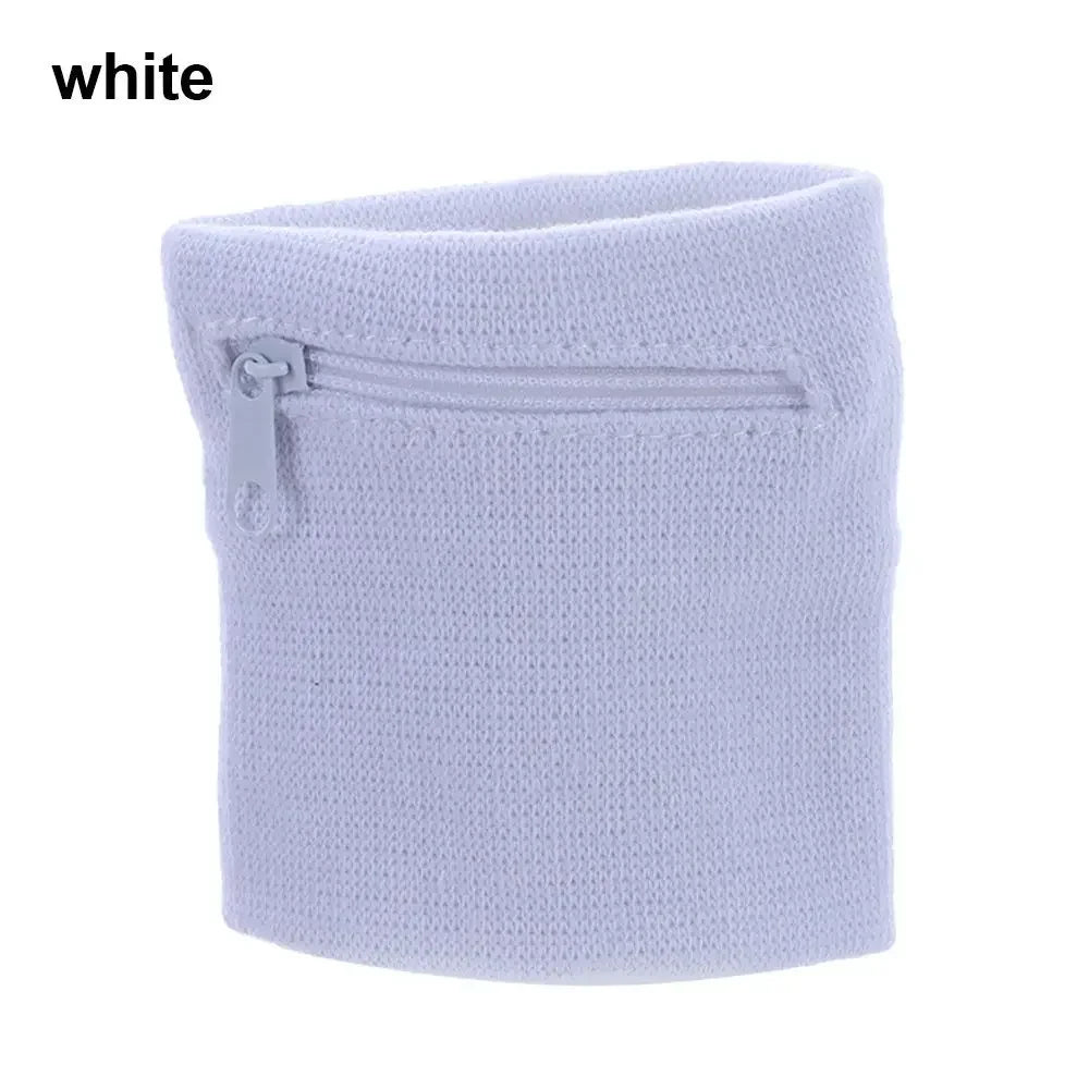 Unisex Sports Wristband with Zipper Pocket – Running, Gym & Cycling Sweatband Wallet