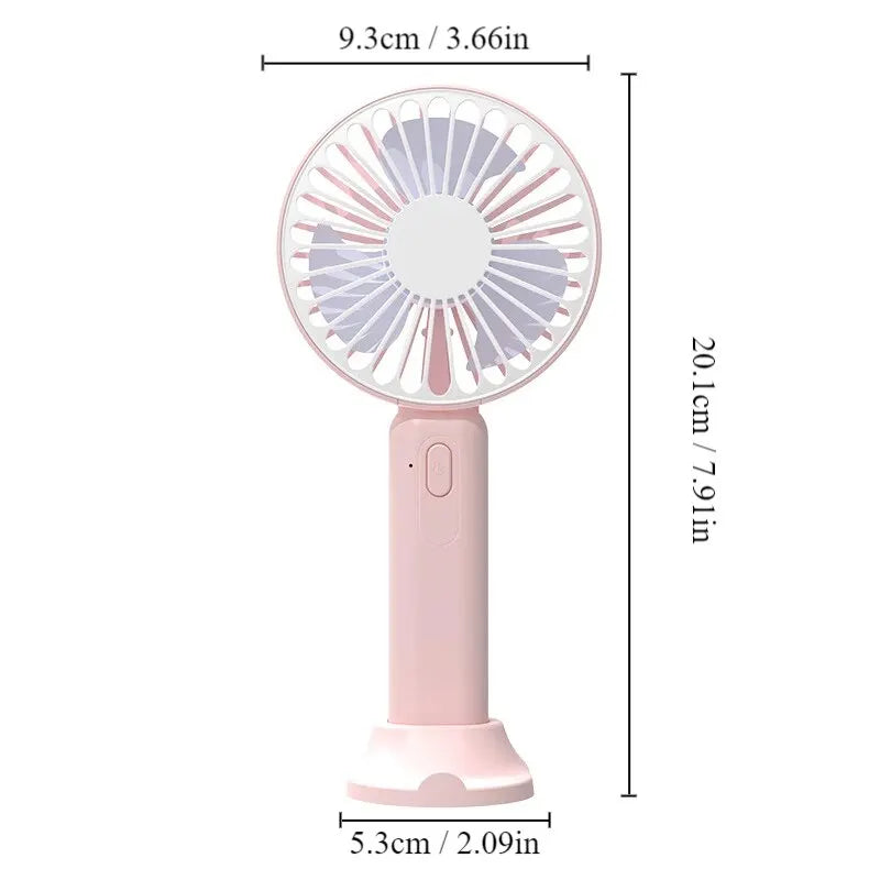 Portable Mini USB Fan – Foldable Desktop Pocket Fan for Office, Home & Travel