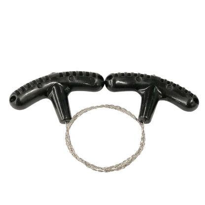 Portable Stainless Steel Wire Saw – Survival Tool for Camping & Outdoor Adventures