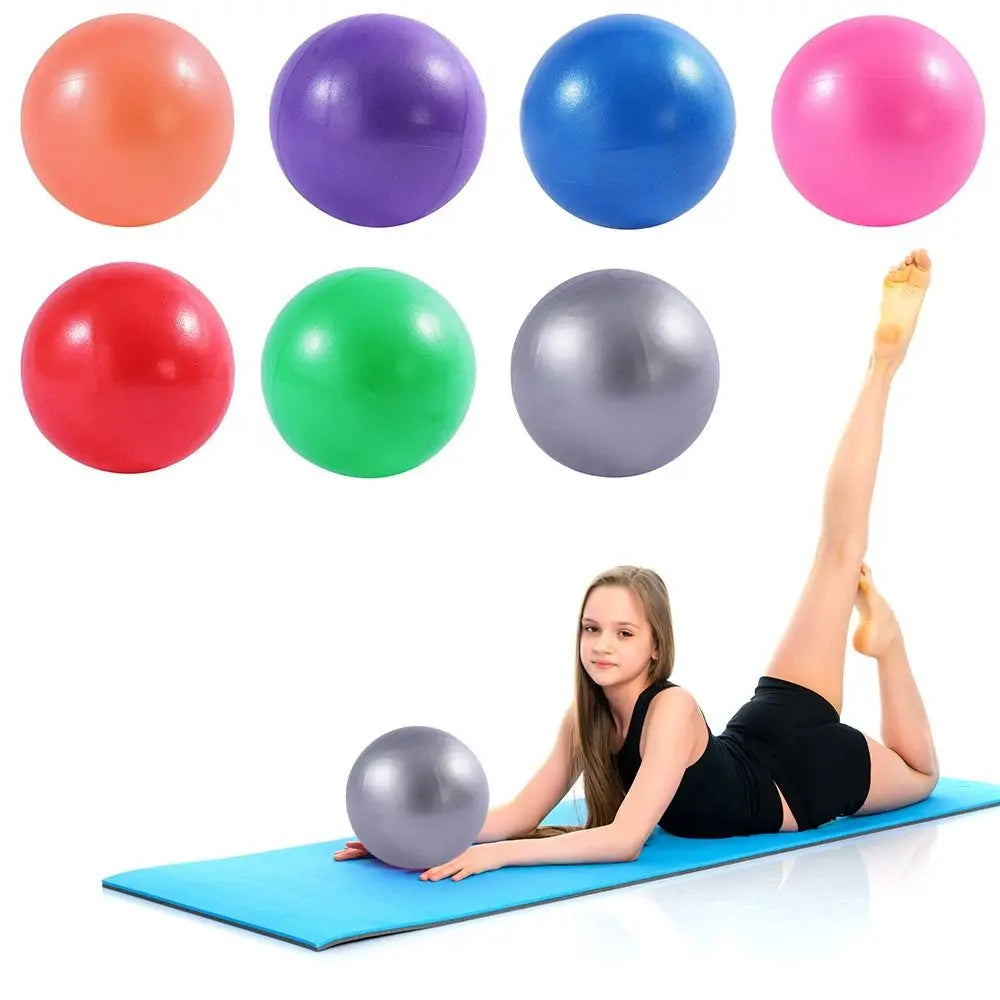 25cm Mini Yoga Ball – Soft PVC Pilates Ball for Home Fitness, Core & Balance Training