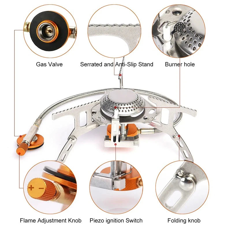 Portable Camping Gas Stove – Outdoor Cooking Made Easy