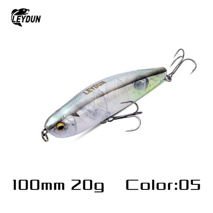 LEYDUN Z-Claw Floating Pencil Fishing Lure – Topwater Hard Bait