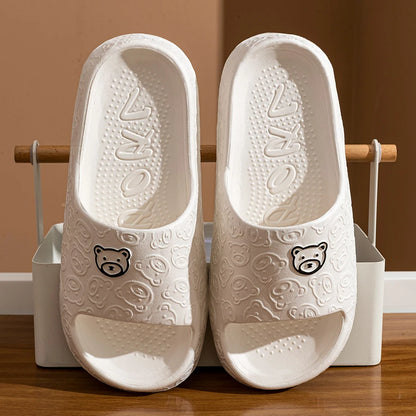 Women's Summer Animal Print Bathroom Slippers – Indoor Home Comfort