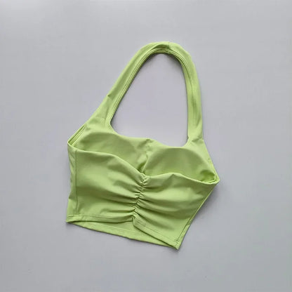 SKINOFSKIN Women’s Fitness Bra – Backless Gym & Yoga Crop Top for Running and Workouts