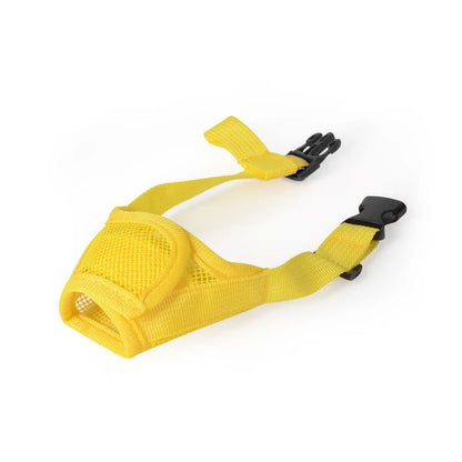 Adjustable Dog Muzzle – Anti-Barking & Anti-Biting Breathable Polyester Muzzle for Dogs