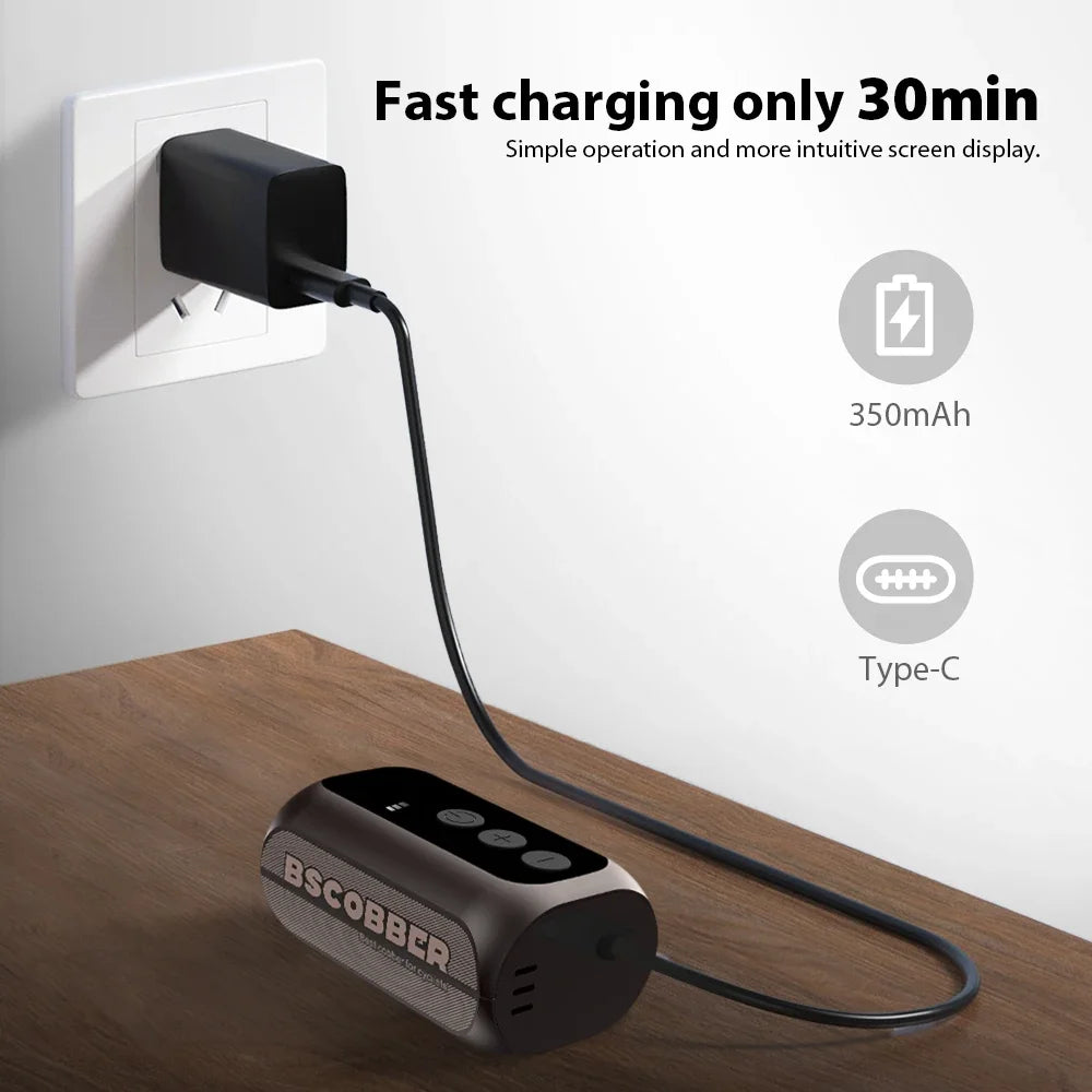 BSCOBBER A5mini Portable Air Pump – Rechargeable Wireless Tire Inflator 100PSI