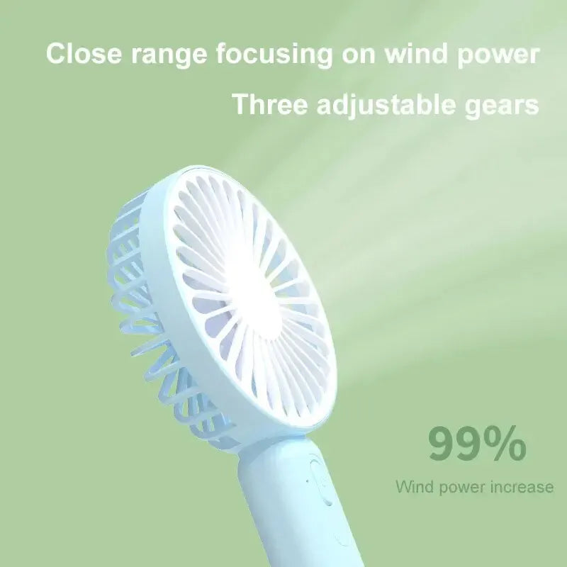 Portable Mini USB Fan – Foldable Desktop Pocket Fan for Office, Home & Travel