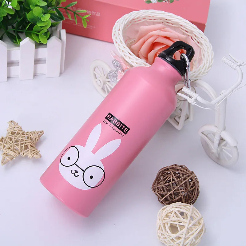 Bolttle Lovely Animals Kids Water Bottle – Creative & Portable for Outdoor Sports, Cycling, Camping, Hiking, and School