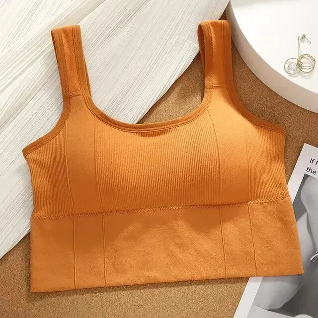 Women's Breathable Sports Bra – Seamless Yoga & Fitness Top