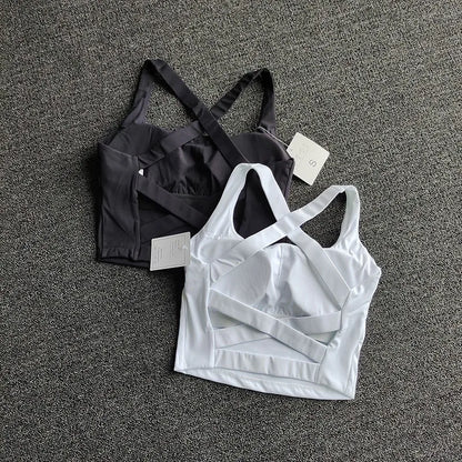 Women’s Push-Up Sports Bra – Breathable Fitness & Yoga Top, Running Vest Bralette (Model W1253)