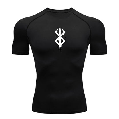 Unisex Summer Compression Sportswear – High Elastic Cotton Training Top