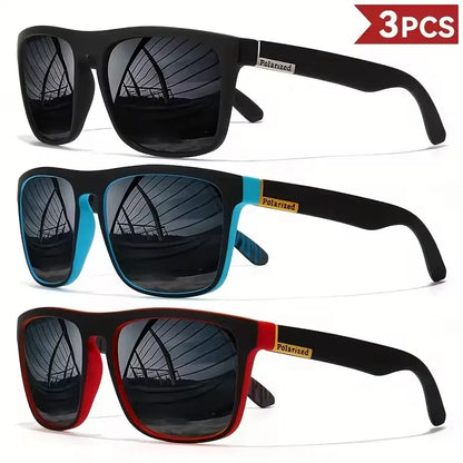 Fashion Vintage Square Polarized Sunglasses – Men & Women