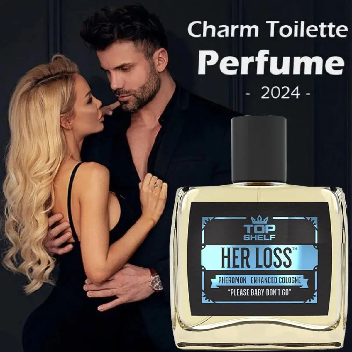 Her Loss cologne perfume, men's cologne perfume, men's pheromone cologne perfume 50ml/100ml, lasting fragrance, Christmas gift