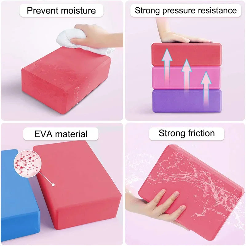 EVA Gym Blocks – Yoga & Pilates Support Bricks