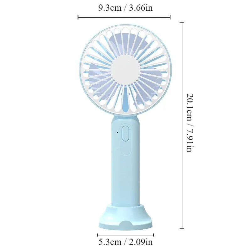 Portable Mini USB Fan – Foldable Desktop Pocket Fan for Office, Home & Travel