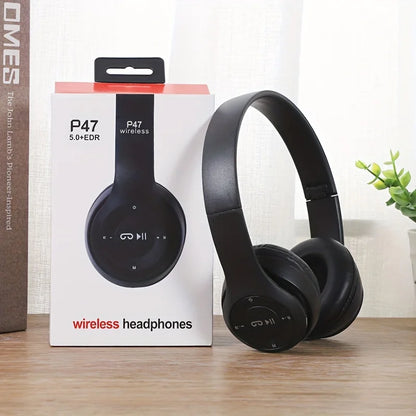 P47 Wireless Headphones – Over-Ear Portable Headset
