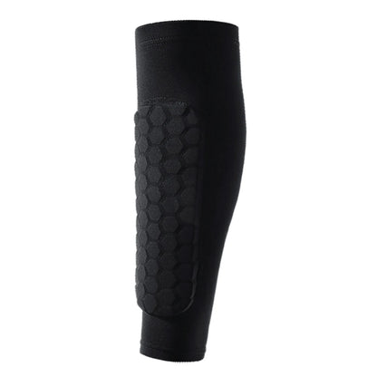 HUAN-Qzta 1pc Football Shin Guard Pad – Honeycomb Leg Calf Protection for Outdoor Sports