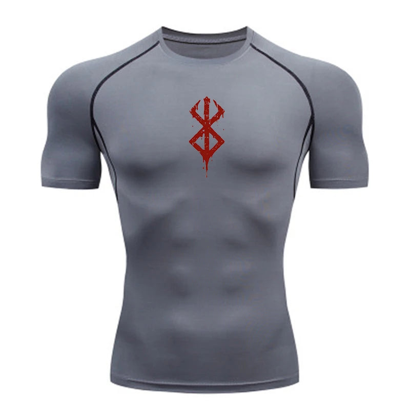 Unisex Summer Compression Sportswear – High Elastic Cotton Training Top
