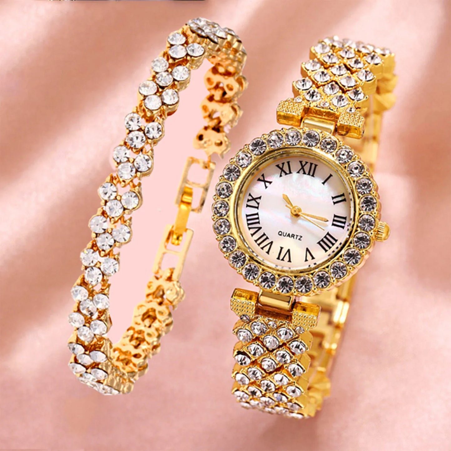 Watch For Women Watches 2025 Best Selling Products Luxury Watch Luxury Brand Reloj Mujer Watch Bracelet Set Diamond Steel Band