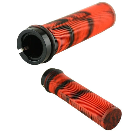 TPR Aluminum Alloy Lock-On Bicycle Handlebar Grips – Non-Slip MTB Bike Grips