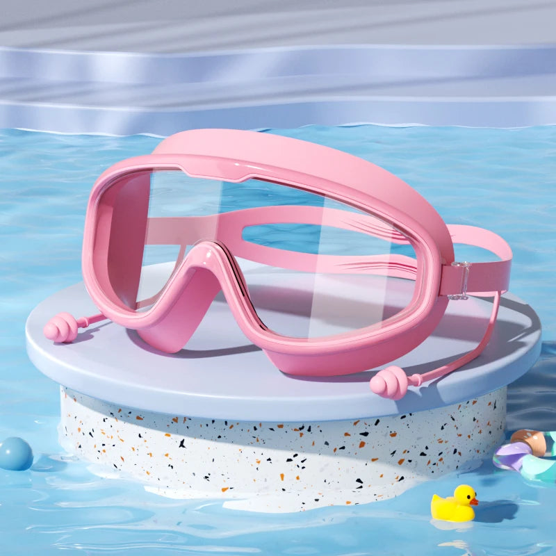 Kids Swimming Goggles – HD Anti-Fog Waterproof Swim Glasses for Boys and Girls